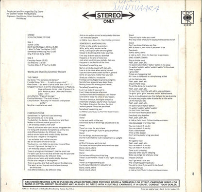 Sly And The Family Stone* : Stand! (LP, Album)