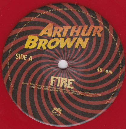 Arthur Brown : Fire (7", Single, Ltd, Red)