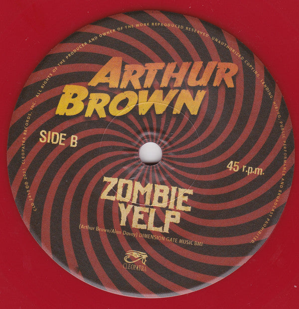 Arthur Brown : Fire (7", Single, Ltd, Red)