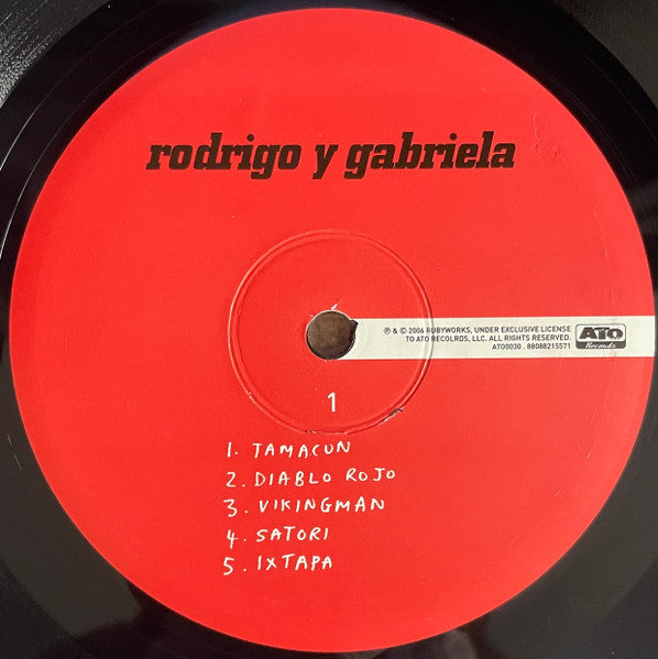 Rodrigo Y Gabriela : Rodrigo Y Gabriela (LP, Album, 180 + CD, Album)