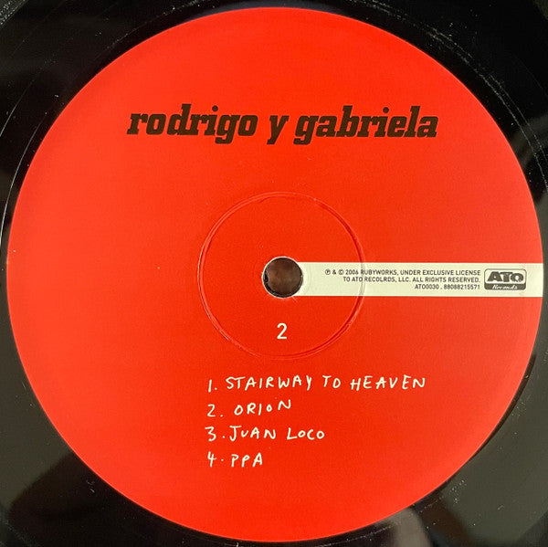 Rodrigo Y Gabriela : Rodrigo Y Gabriela (LP, Album, 180 + CD, Album)