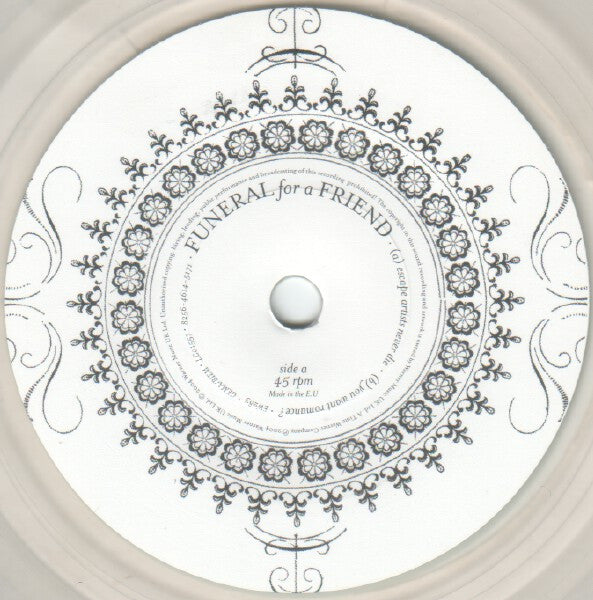 Funeral For A Friend Escape Artists Never Die 7", Single, Cle (NM or