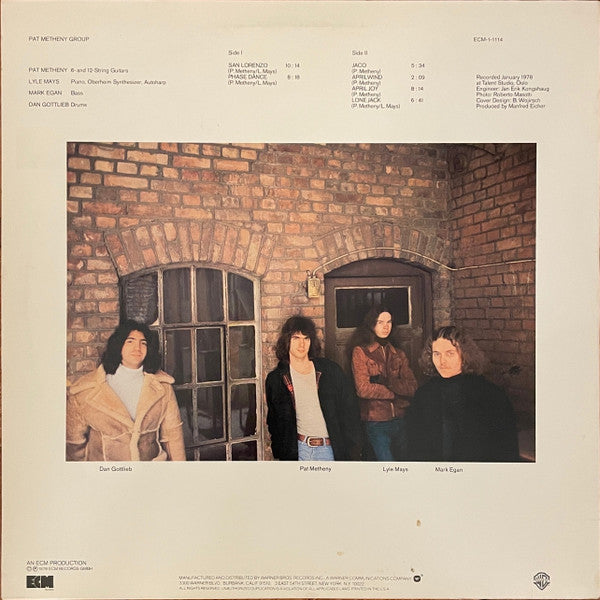 Pat Metheny Group : Pat Metheny Group LP, Album (VG+ / VG) - Dig Vinyl