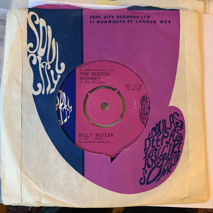 Billy Butler : The Right Track / The Boston Monkey (7", Single)
