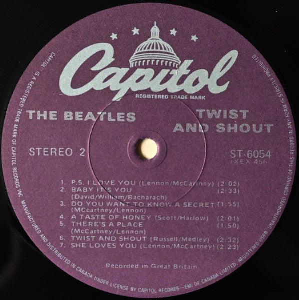 The Beatles : Twist And Shout (LP, Album, Comp, RE, 3rd)