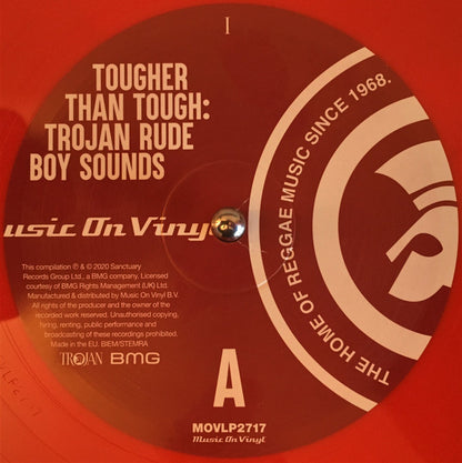 Various : Tougher Than Tough: Trojan Rude Boy Sounds (2xLP, Comp, Ltd, Num, Ora)