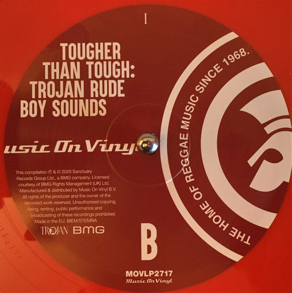 Various : Tougher Than Tough: Trojan Rude Boy Sounds (2xLP, Comp, Ltd, Num, Ora)