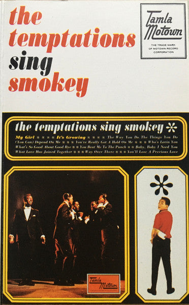 The Temptations : The Temptations Sing Smokey (Cass, Album, RE)