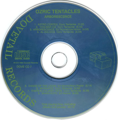 Ozric Tentacles : Arborescence (CD, Album)