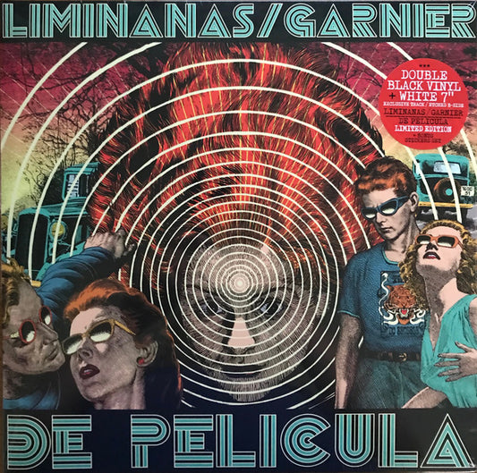 Liminanas* / Garnier* : De Película (2xLP, Album, 140 + 7", S/Sided, Etch, Whi + Ltd)