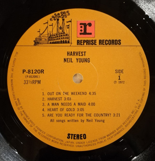 Neil Young = ニール・ヤング* : Harvest = ハーヴェスト (LP, Album, ¥2,)