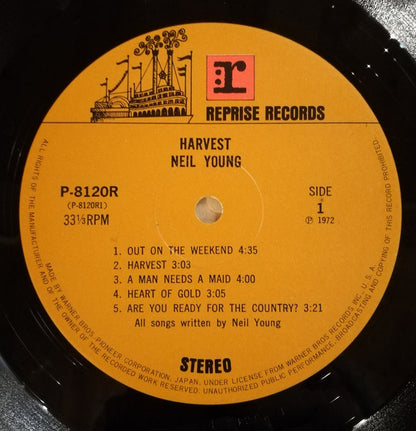 Neil Young = ニール・ヤング* : Harvest = ハーヴェスト (LP, Album, ¥2,)