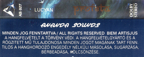 Lucyan (2) : Próféta (Cass, Album)