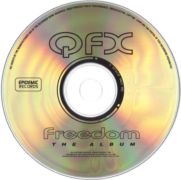 QFX : Freedom - The Album (CD, Album)