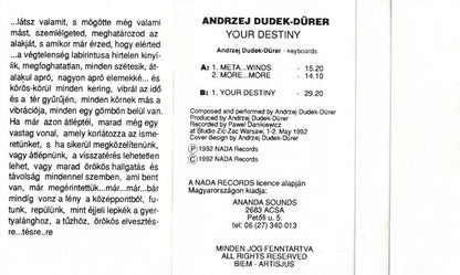 Andrzej Dudek-Dürer : Your Destiny (Cass, Album)