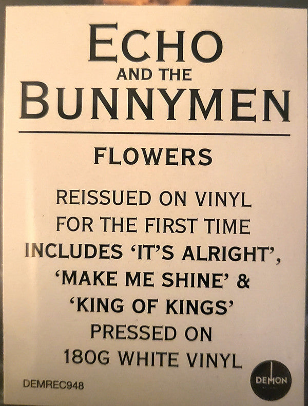 Echo And The Bunnymen* : Flowers (LP, Album, RE, Whi)