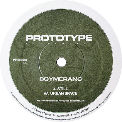 Boymerang : Still / Urban Space (12")