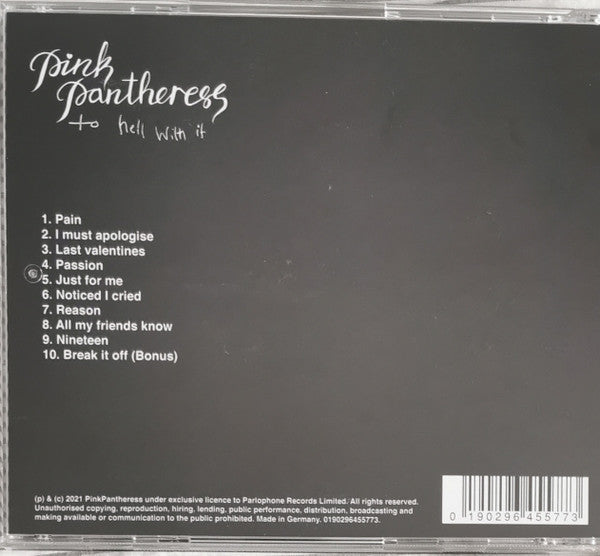 PinkPantheress : To Hell With It (CD, Mixtape)