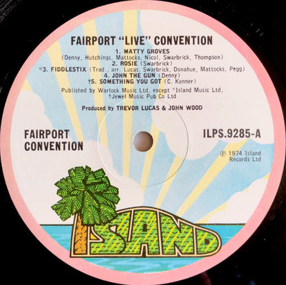 Fairport Convention : Fairport Live Convention (LP, Album, Pin)