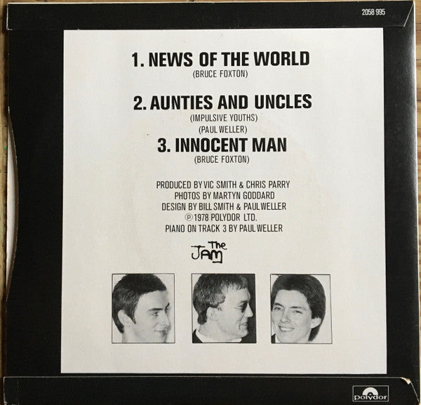 The Jam : News Of The World (7", Single, RE, Rid)