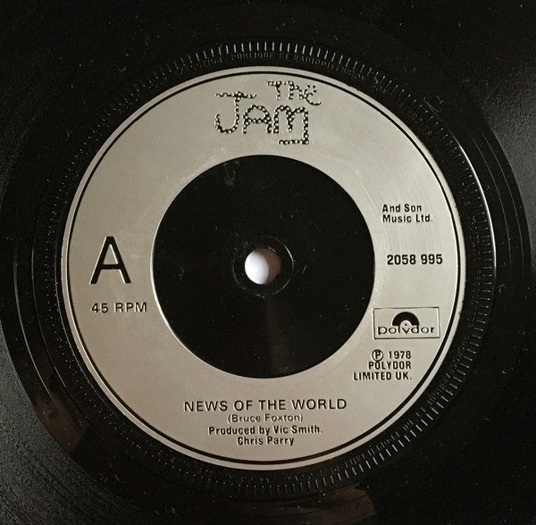 The Jam : News Of The World (7", Single, RE, Rid)