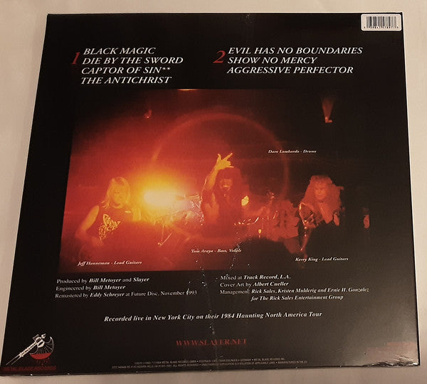 Slayer : Live Undead (12", EP, RE, RM, Blu)