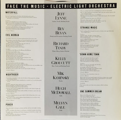 Electric Light Orchestra : Face The Music (LP, Album)