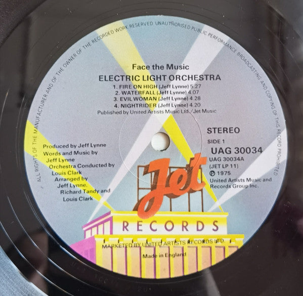 Electric Light Orchestra : Face The Music (LP, Album)