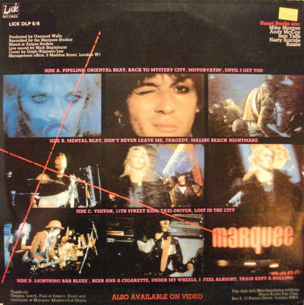 Hanoi Rocks : All Those Wasted Years (2xLP, Album)