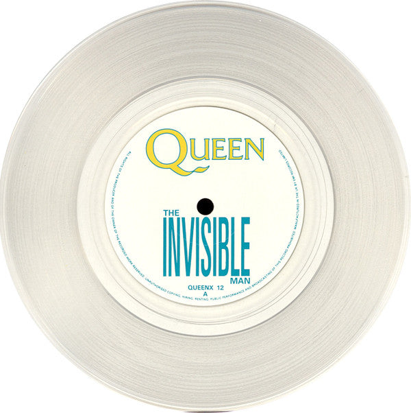Queen : The Invisible Man (7", Single, Cle)