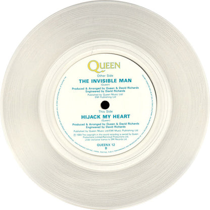Queen : The Invisible Man (7", Single, Cle)