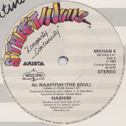 Hashim : Al-Naafiysh (The Soul) (12")