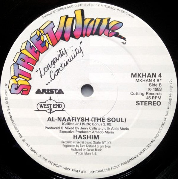 Hashim : Al-Naafiysh (The Soul) (12")