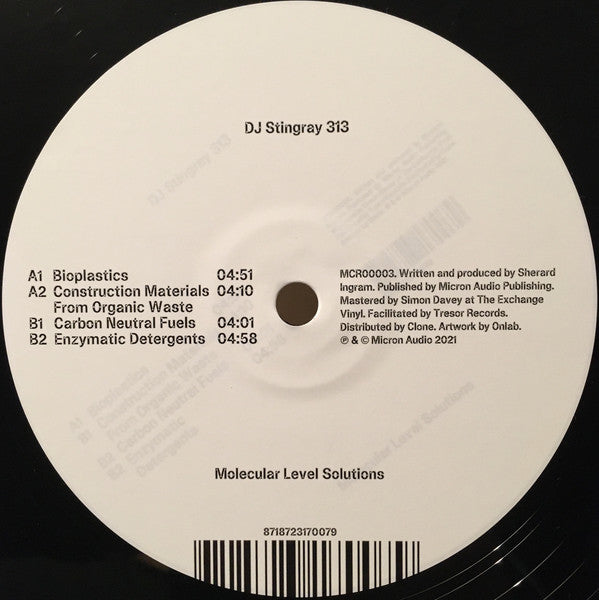 DJ Stingray 313* : Molecular Level Solutions (12")
