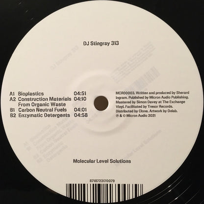 DJ Stingray 313* : Molecular Level Solutions (12")