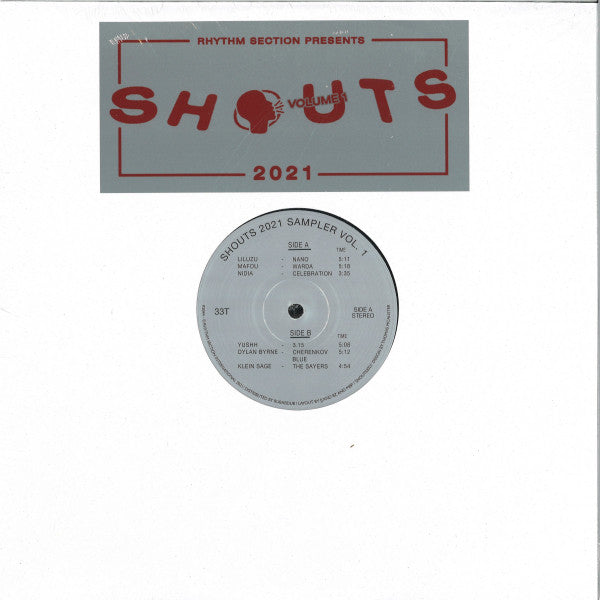 Various : Shouts 2021 Sampler Vol. I (12", Smplr)