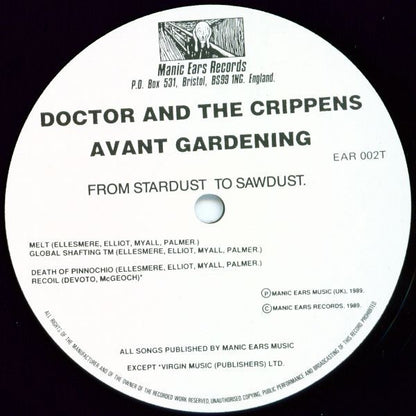 Doctor And The Crippens : Avant Gardening (12", EP)