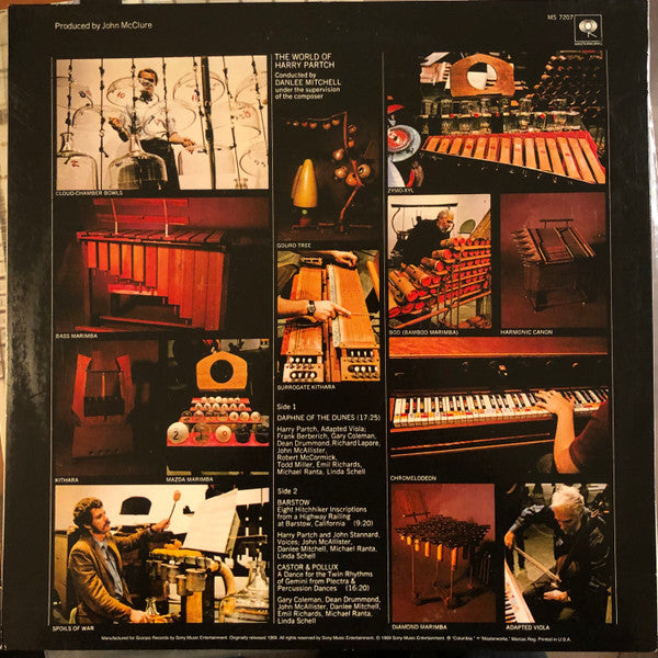 Harry Partch : The World Of Harry Partch (LP, RE, 180)