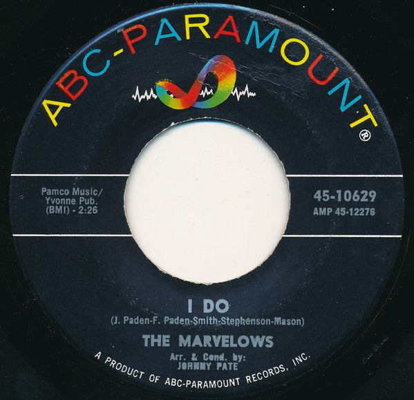 The Marvelows : I Do (7", Single)