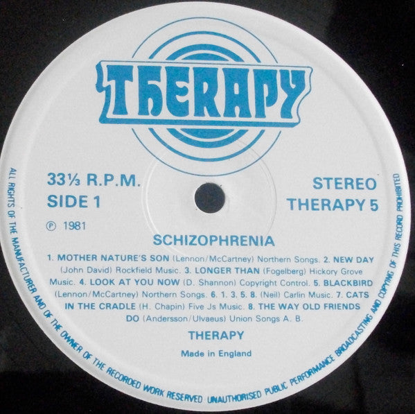 Therapy (7) : Schizophrenia (2xLP, Gat)