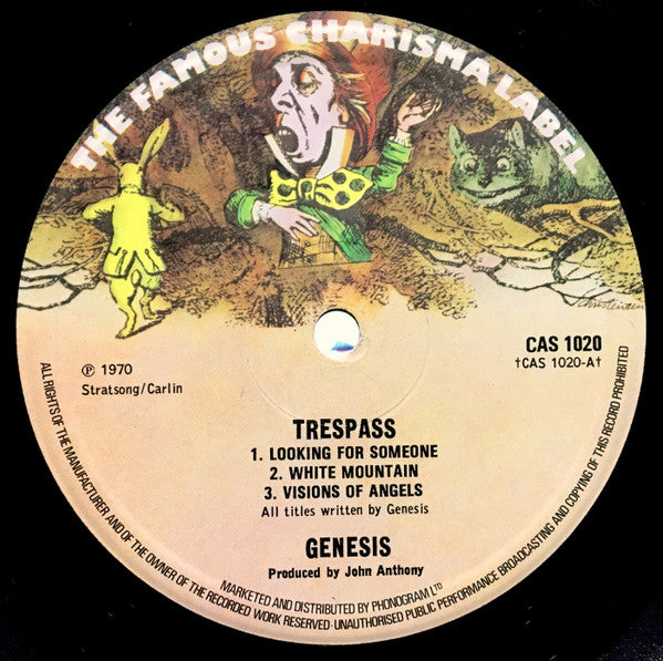 Genesis : Trespass (LP, Album, RE, Sma)