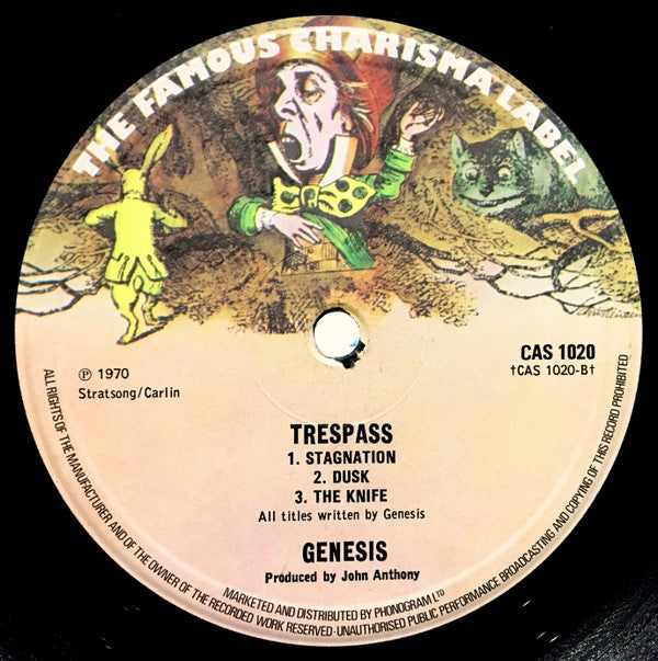 Genesis : Trespass (LP, Album, RE, Sma)