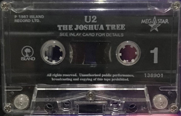 U2 : The Joshua Tree (Cass, Album, RE)