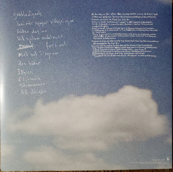 Sigur Rós : Með Suð Í Eyrum Við Spilum Endalaust (2xLP, Album, Ltd, Num, RE, Cle)