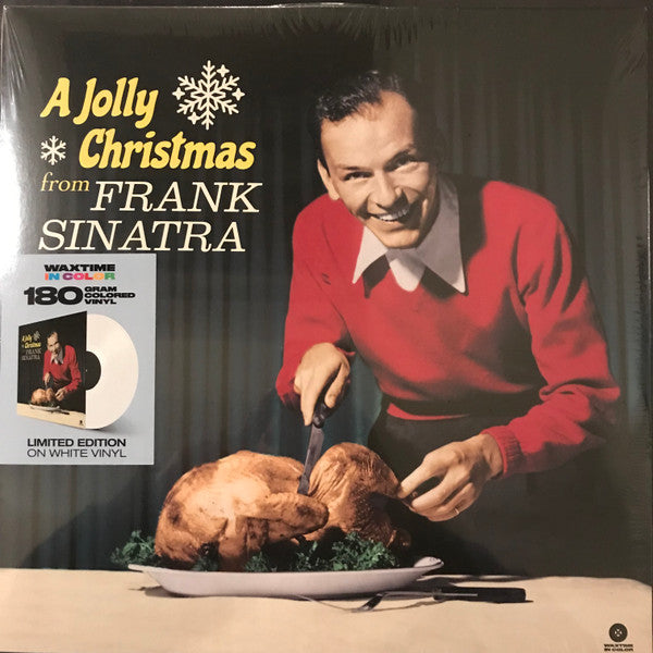 Frank Sinatra : A Jolly Christmas From Frank Sinatra (LP, Album, Whi)