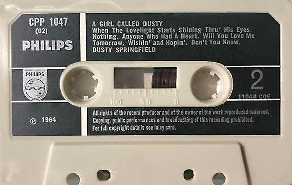 Dusty Springfield : A Girl Called Dusty (Cass, Album)