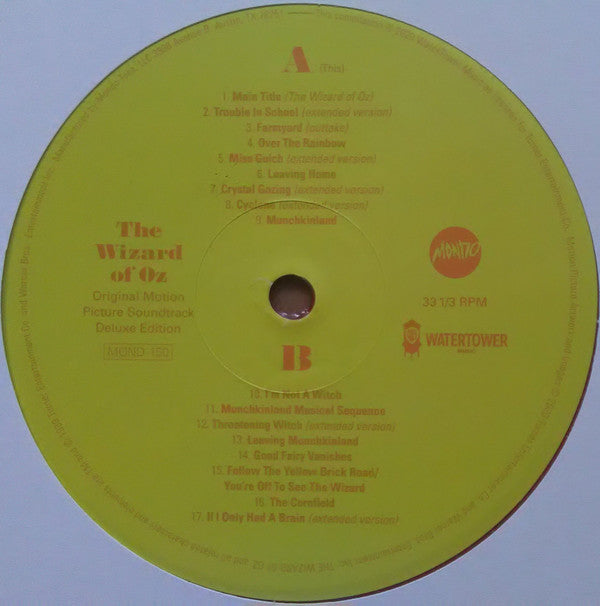 Various : The Wizard Of Oz (Original Motion Picture Soundtrack) (LP, Red + LP, Gre + LP, Red + Album, Dlx, Ltd)