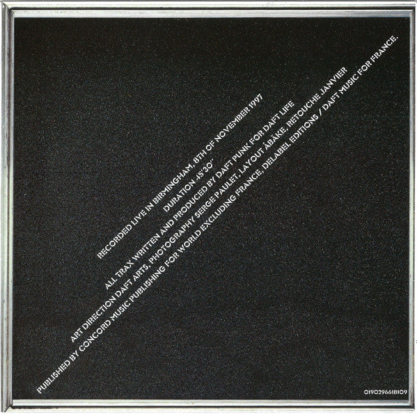 Daft Punk : Alive 1997  (CD, Album, RE)