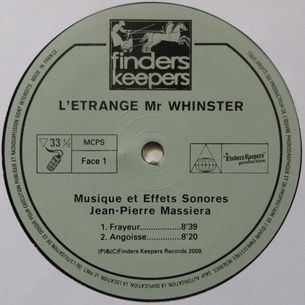 Horrific Child : L'Étrange Mr Whinster (LP, Album, RE)