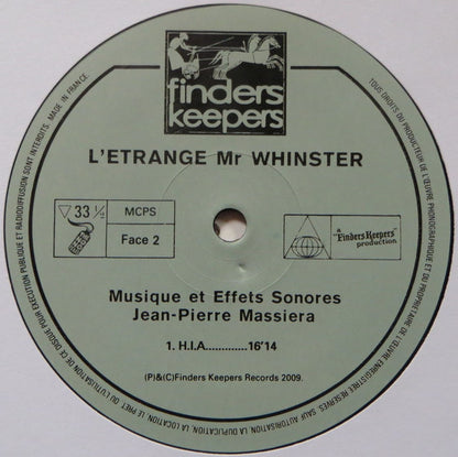 Horrific Child : L'Étrange Mr Whinster (LP, Album, RE)